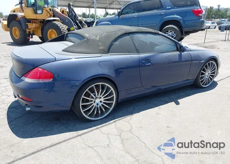 2005 BMW 645 Ci Automatic из США, поврежденный, VIN WBAEK73465B323937